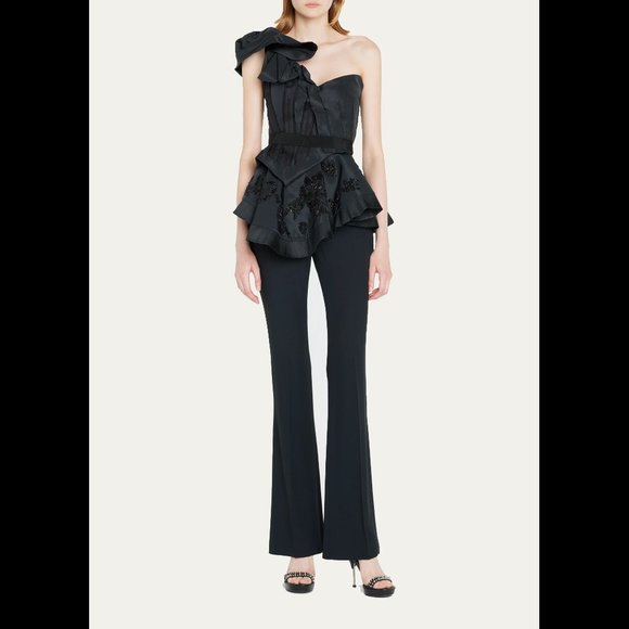 $10,400 NWT Alexander McQueen Beaded Sculptural Corset Peplum Runway Top - Picture 6 of 12